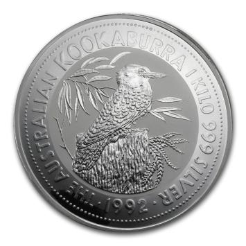 Australië Kookaburra 1992 1 kilo silver